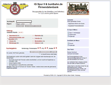 Tablet Screenshot of firmen.buntbahn.de